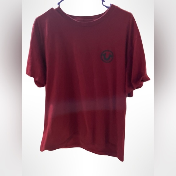 True Religion Red Men's T-Shirt Size XXL - Picture 1 of 2